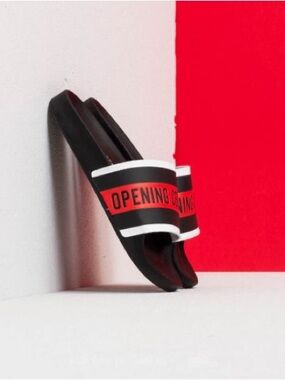 OPENING CEREMONY | 38 / 7.5 | Ace Slide Pool Lightweight Minimalist Logo Sandal
